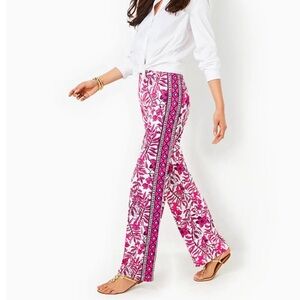 NWT Lilly Pulitzer- UPF 50+ 32" Grenada Knit Pant XL Elderflower